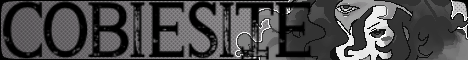 Cobiesite banner: COBIESITE, gothic horror and personality, resources & more!, visit today!