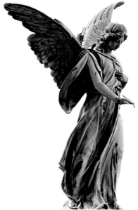 imagery of a statue of an angel