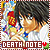 death note series 50x50 button - picturing L Lawliet