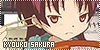 Kyouko Sakura from Mahou Shoujo/Puella Magi Madoka Magica 100x50 button