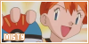 Misty from the Pokemon Anime series 100x50 button