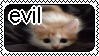 evil kitten webstamp
